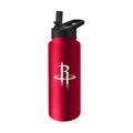 Logo Brands Houston Rockets Logo 34 oz Quencher Stainless Bottle 710-S34QB-8